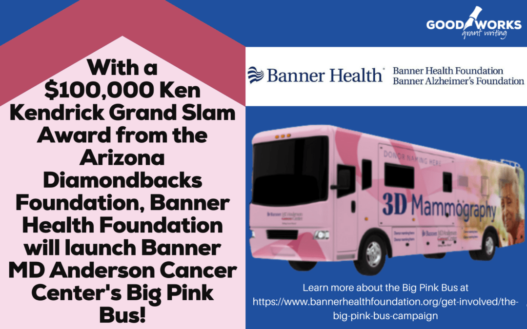Banner MD Anderson Cancer Center’s Big Pink Bus