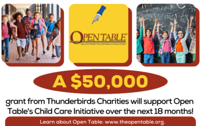Foundation Grant for The Open Table Child Care Initiative