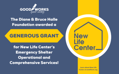 Foundation Grant for New Life Center’s Emergency Shelter Operational and Comprehensive Services