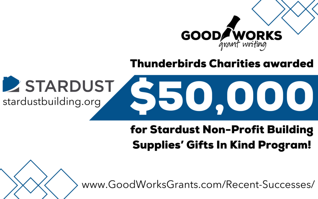 Corporate Grant for Stardust’s Gifts In Kind Program