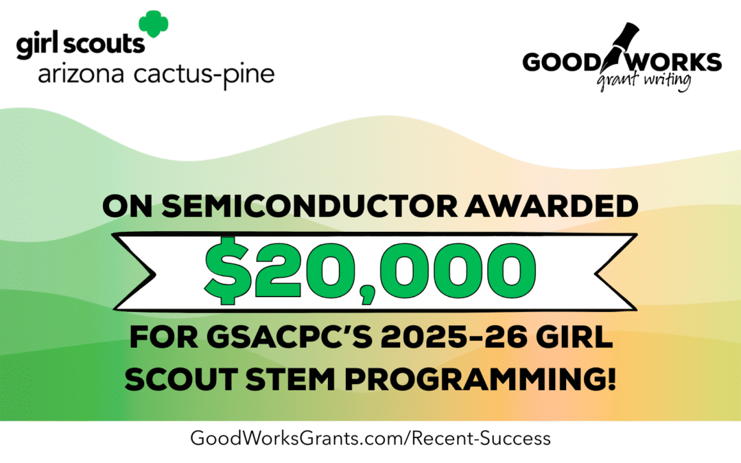 Corporate Grant for Girl Scouts—Arizona Cactus-Pine Council