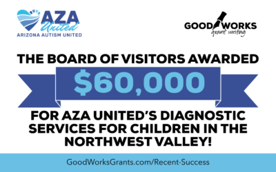 Foundation Grant for Arizona Autism United