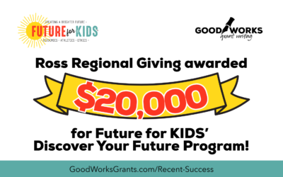 Corporate Grant for Future for KIDS