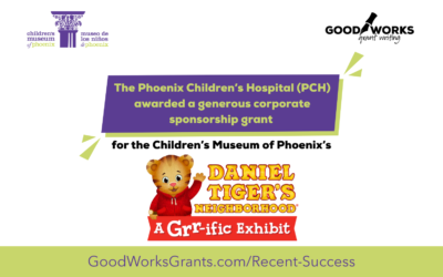 Corporate Sponsorship Grant for the Children’s Museum of Phoenix